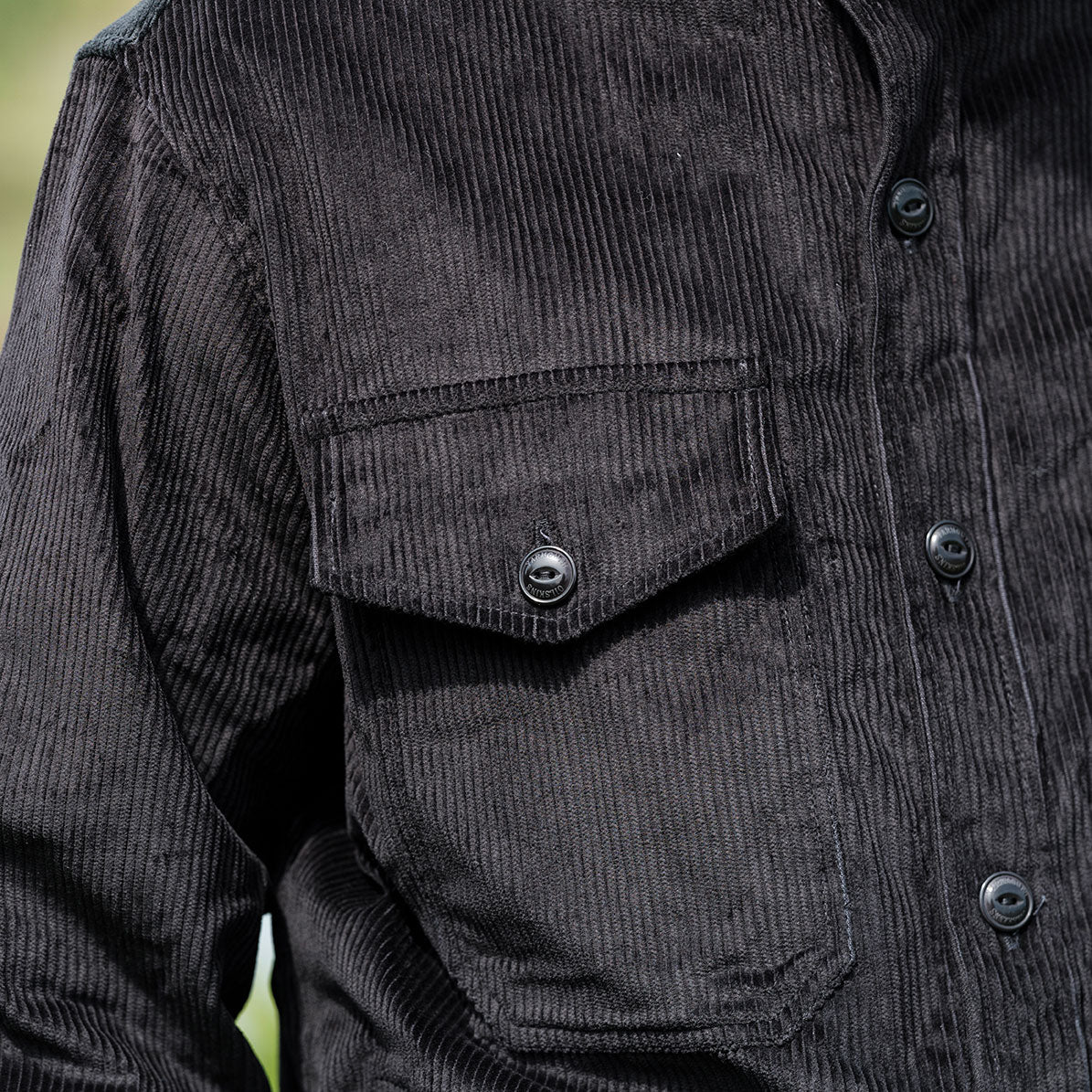 The Maritime Overshirt - Black Cord