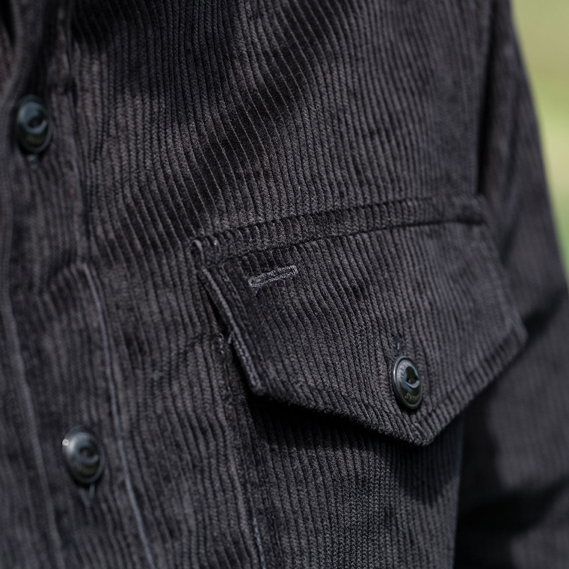 The Maritime Overshirt - Black Cord