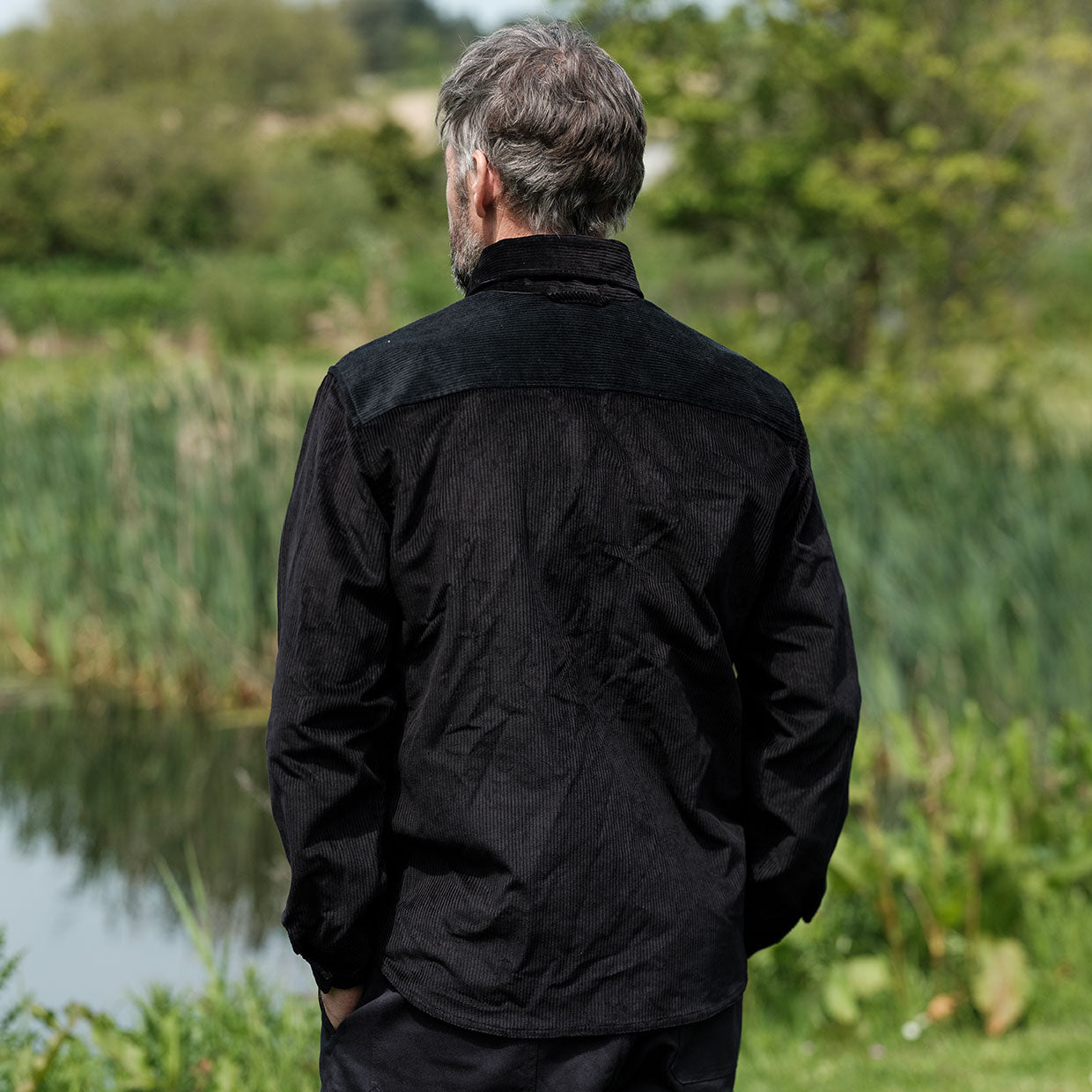 The Maritime Overshirt - Black Cord