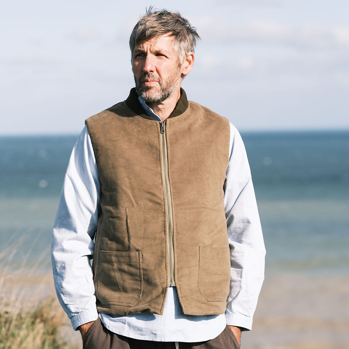 The Reversible Vest - Fern – yarmouthoilskins