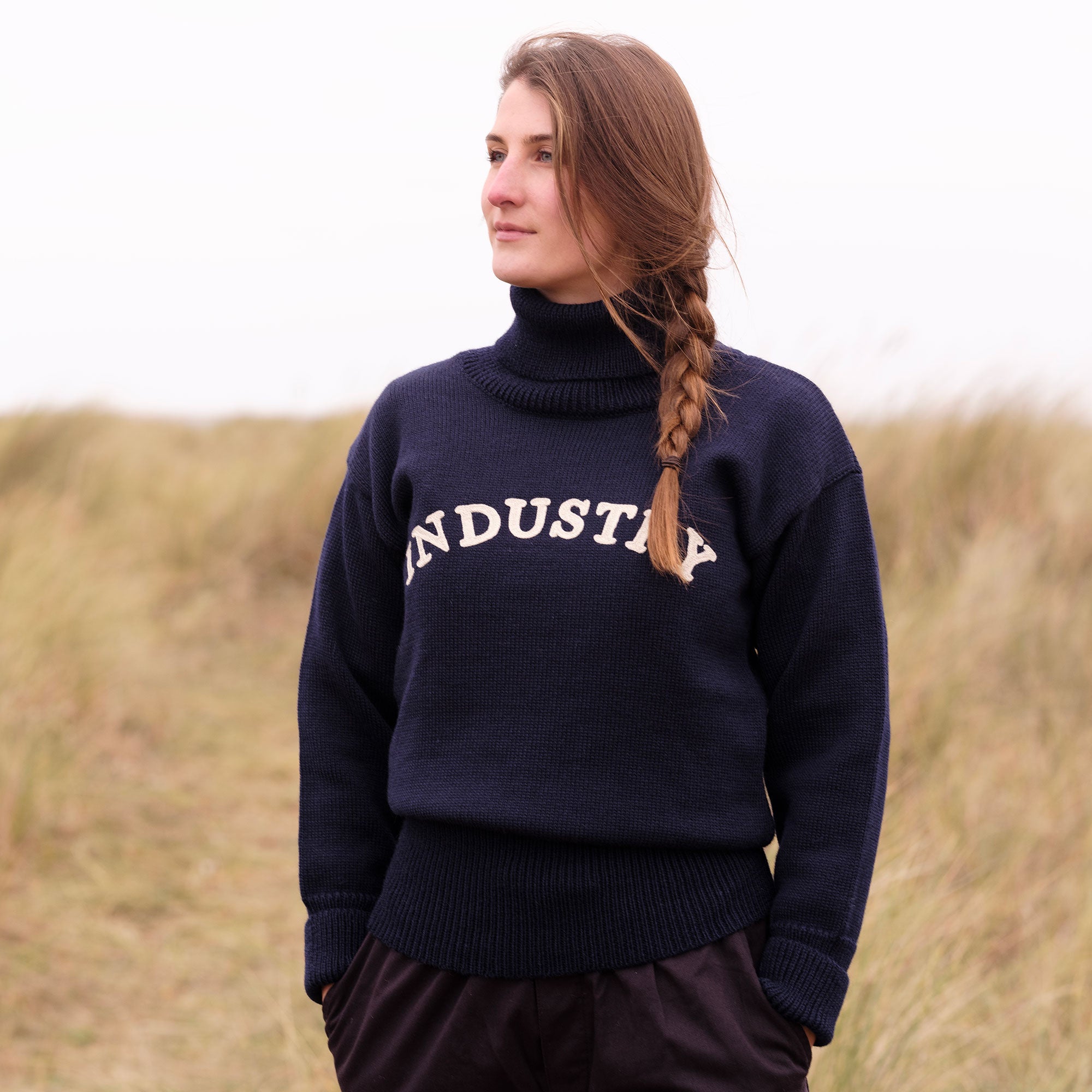 The 'Industry' Submariner Knit - Navy