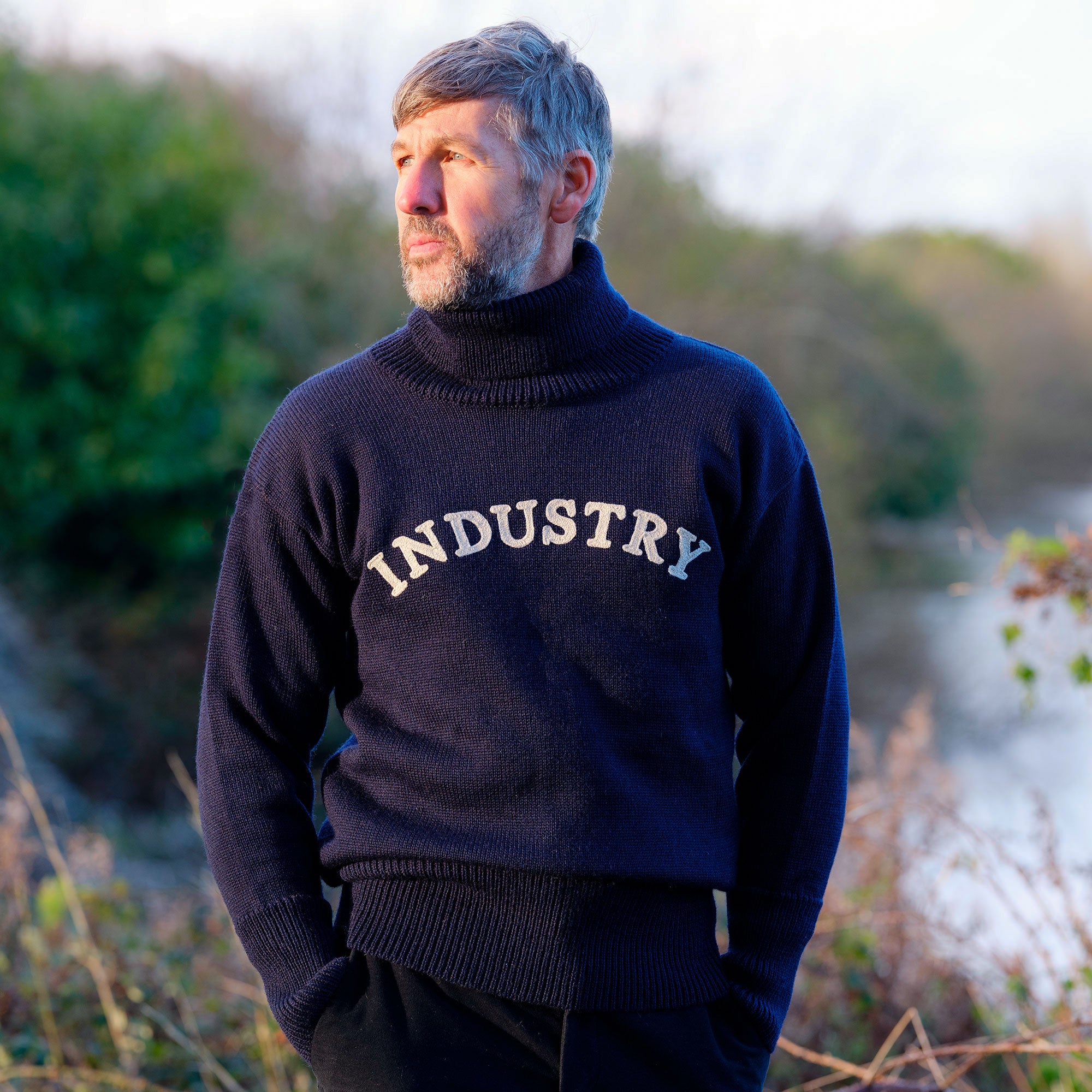 The 'Industry' Submariner Knit - Navy