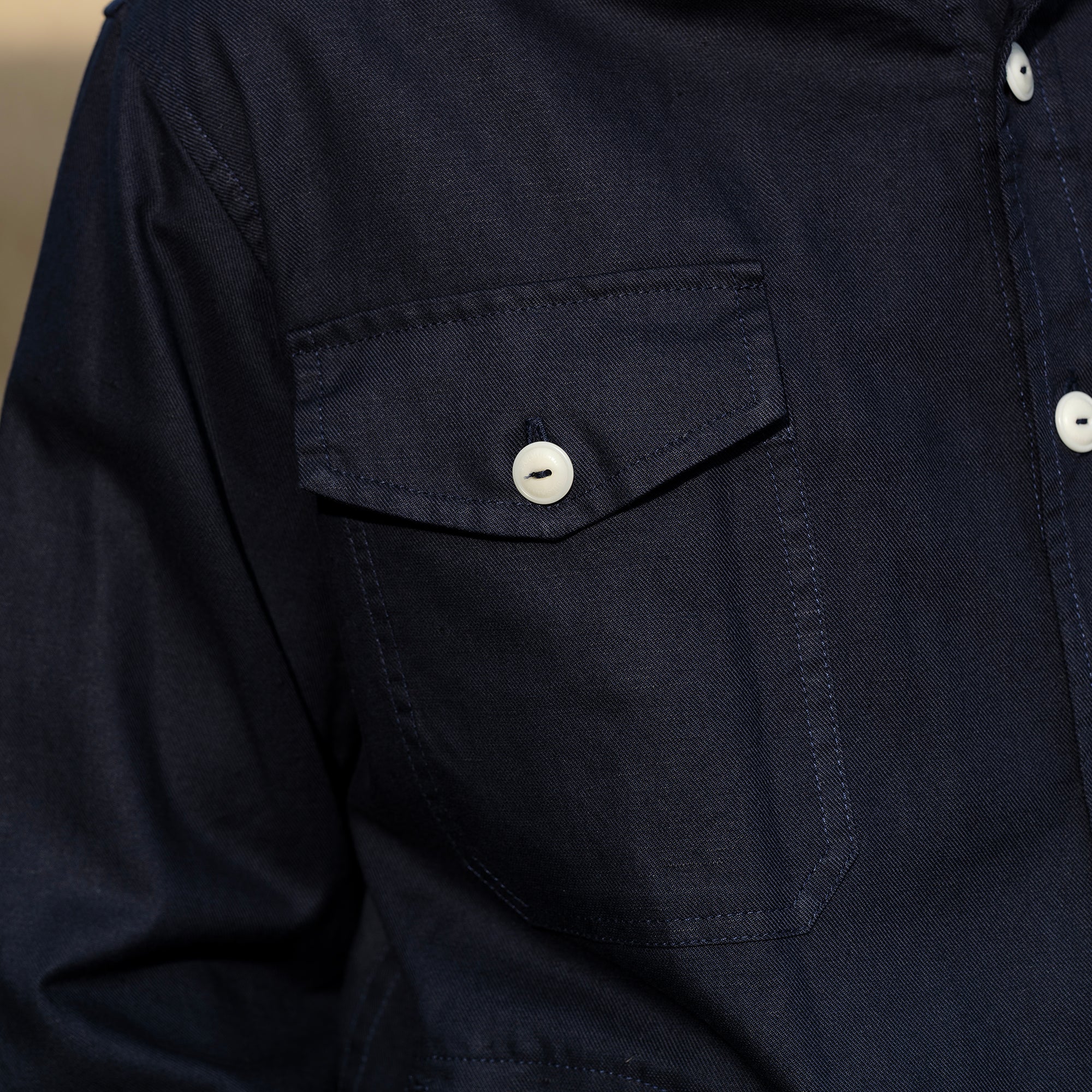 The Maritime Overshirt - Lightweight Navy