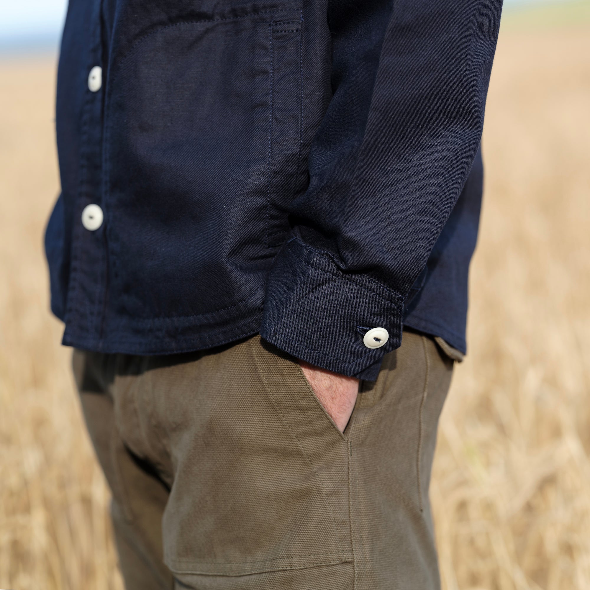 The Maritime Overshirt - Lightweight Navy