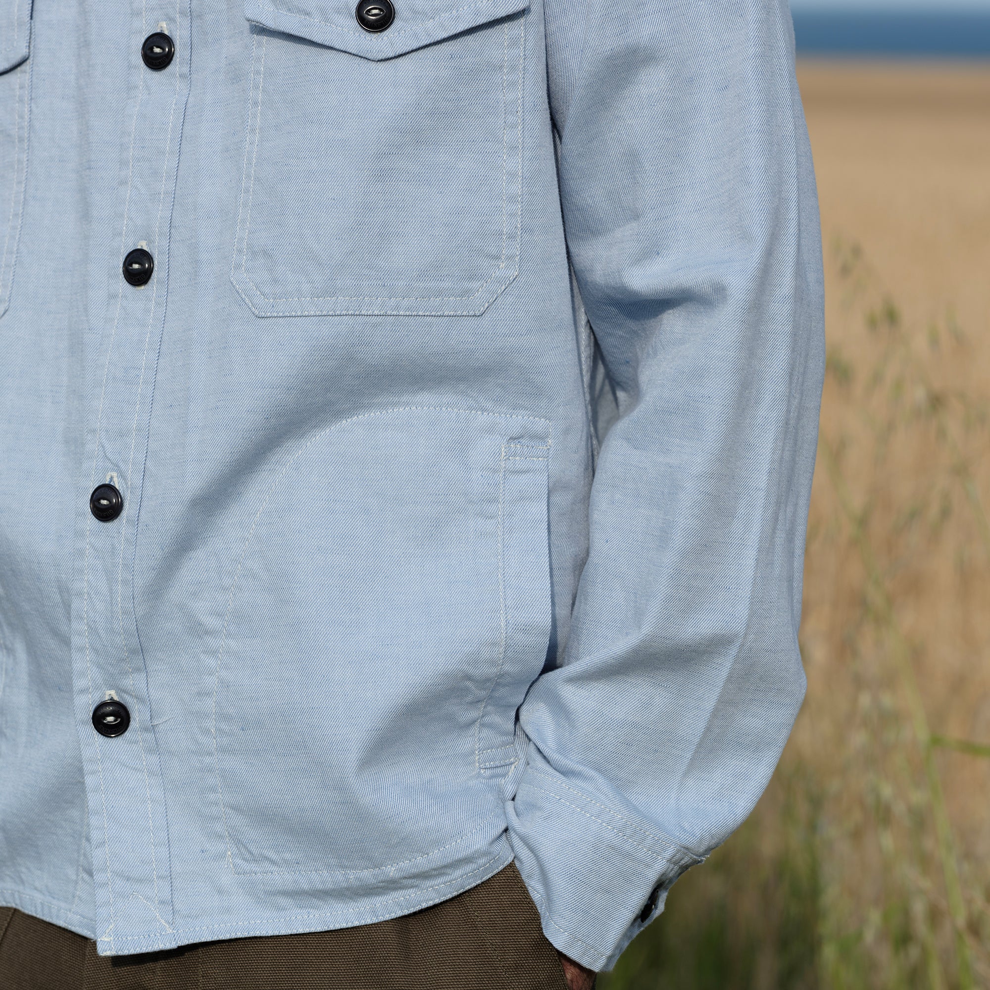 The Maritime Overshirt - Light Blue