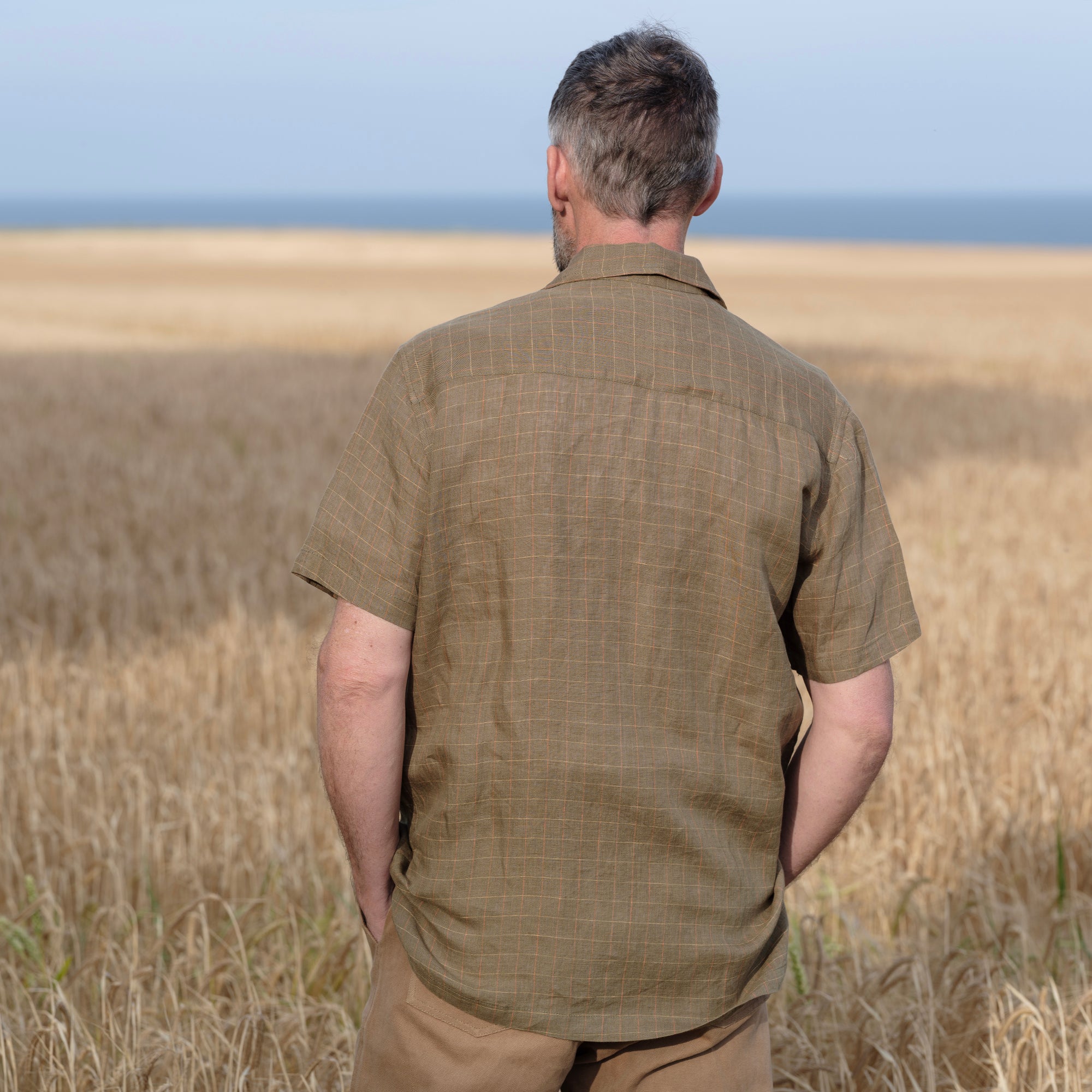 The Deck Shirt - Olive Check