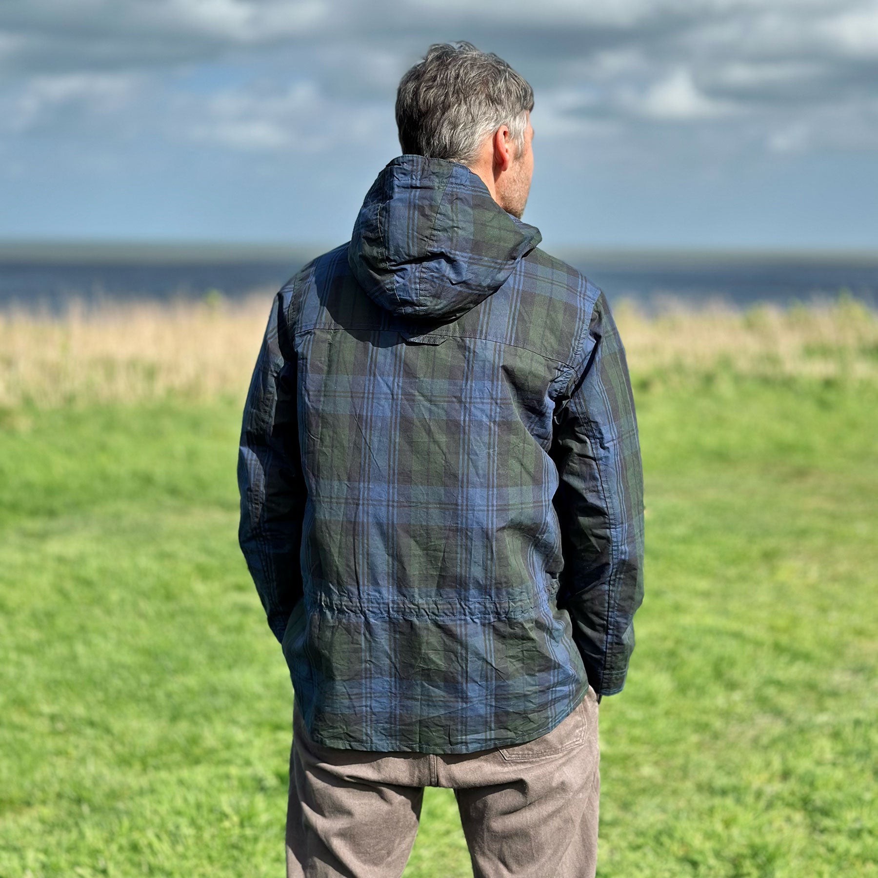The Hooded Smock - Blackwatch Tartan