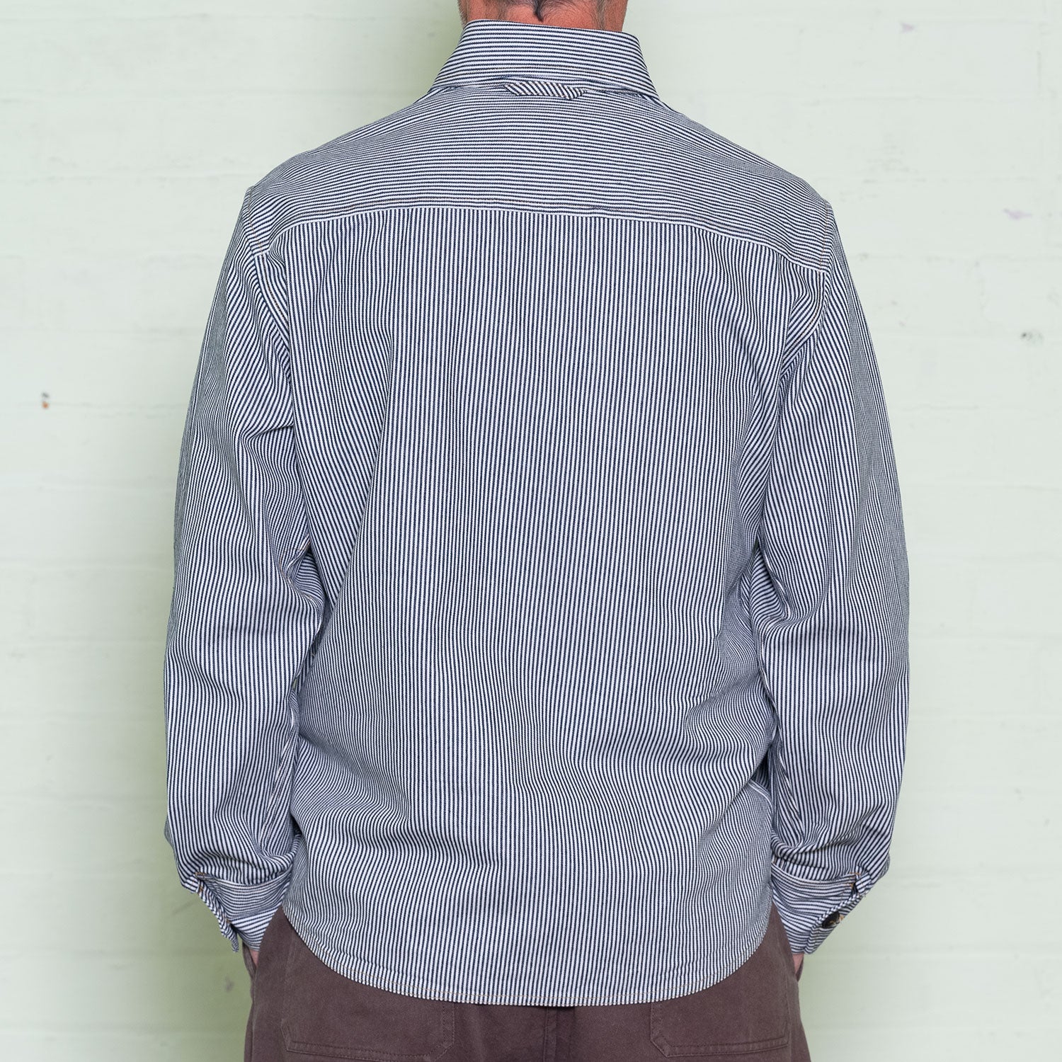 The Maritime Overshirt - Ticking Stripe