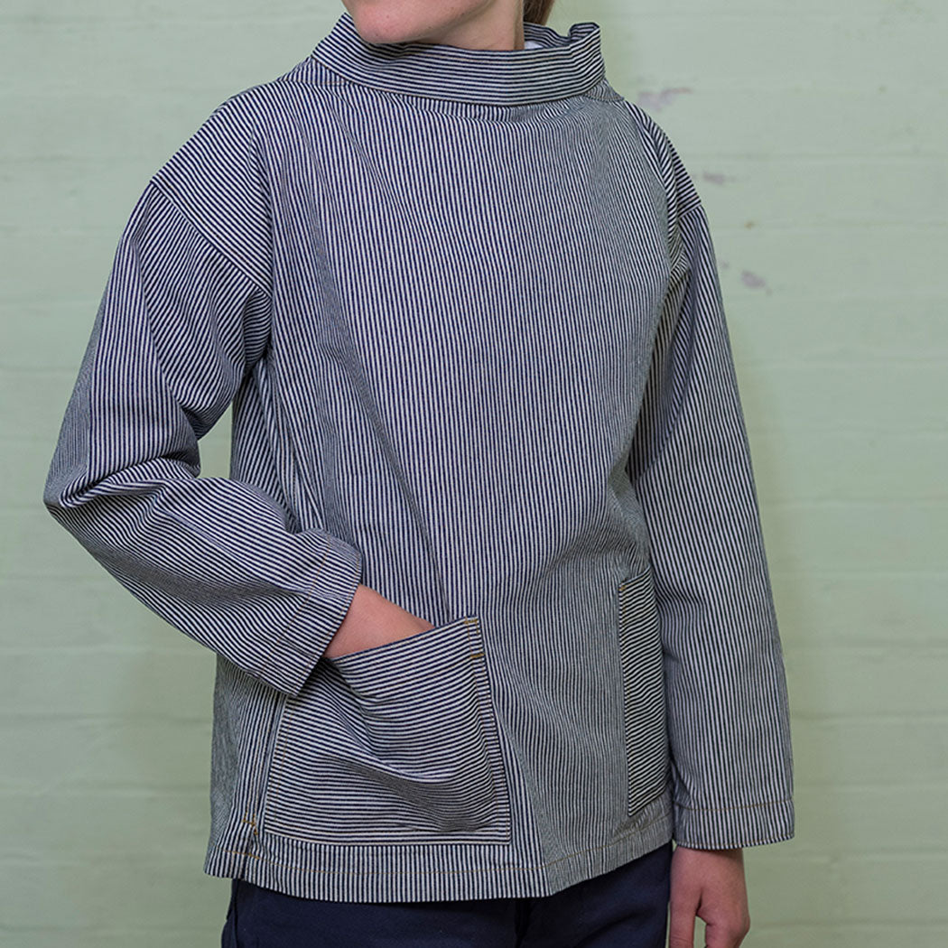 The Classic Smock - Ticking Stripe