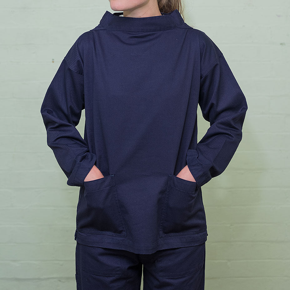 The Classic Smock - Navy – yarmouthoilskins