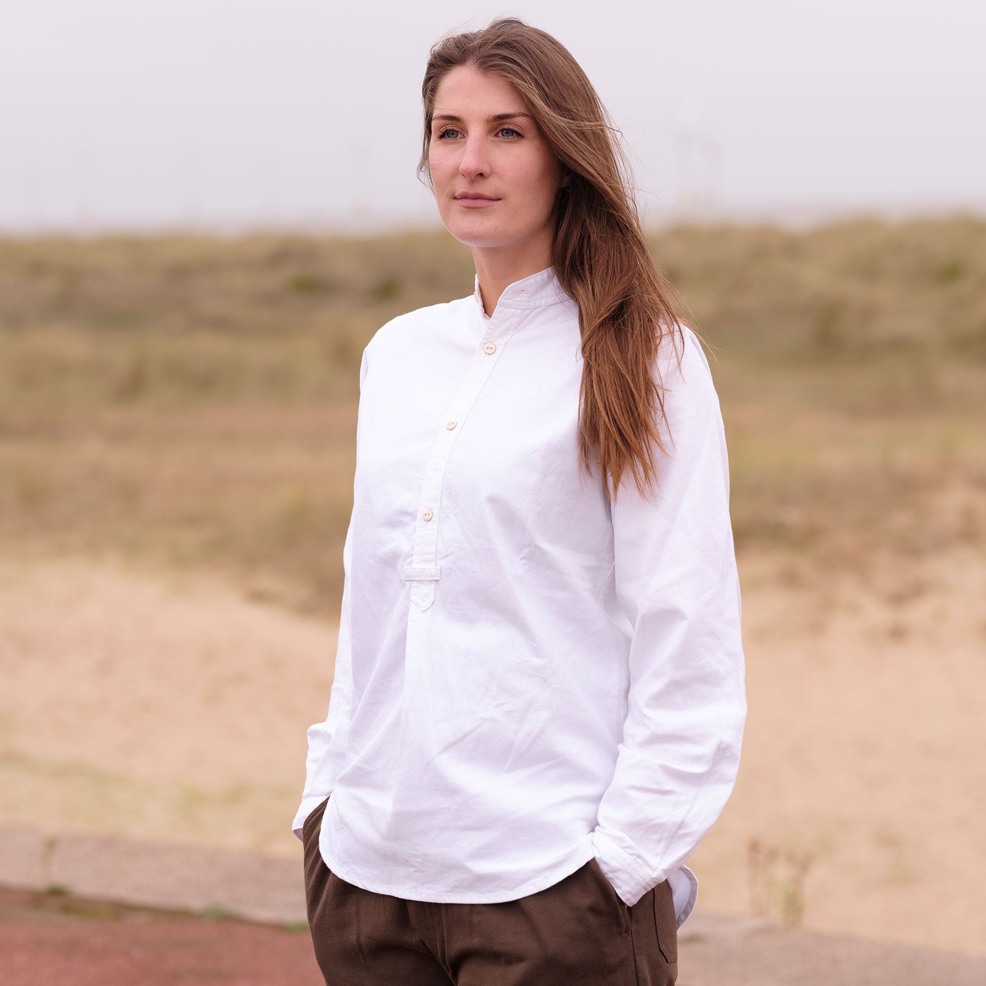 The Admiralty Shirt - White – yarmouthoilskins