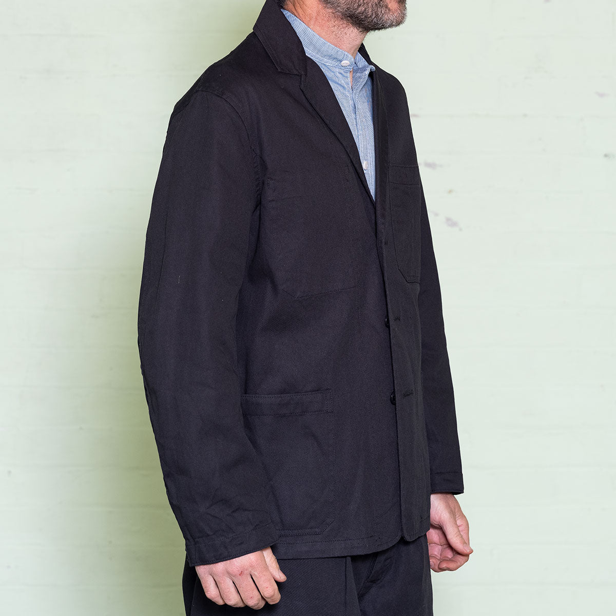 The Engineer Jacket - Black – yarmouthoilskins