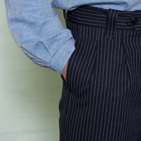 The Work Trousers - Chalk Stripe