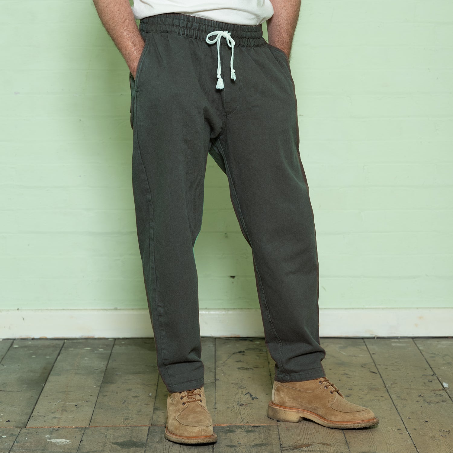 The Deck Trousers - Olive